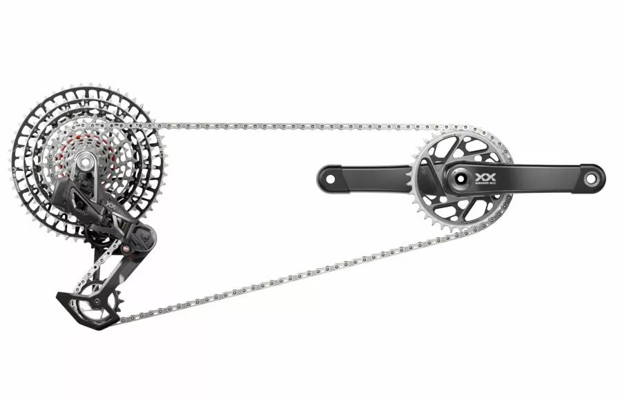 Gruppo Sram XX Sl T-type Eagle Axs 34t 170mm Dub Boost 12v. 10-52 3 Gruppo Sram XX Sl T-type Eagle Axs 34t 170mm Dub Boost 12v. 10-52