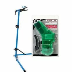 Park Tool Kit Oark Tool Pcs-9.3 Cavalletto Domestico + Pulisci Catena Chain Cleaner Professionale