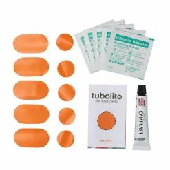 Tubolito Kit Toppe Riparazione 5+5pz -Negozio al dettaglio Attrezzo kti1