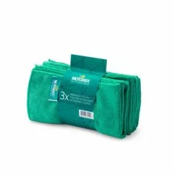 Motorex Kit Panno In Microfibra Verde 3pz