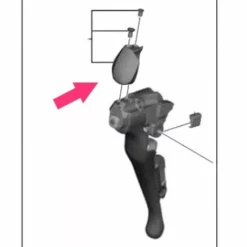 Shimano Placchetta St-9001 Dx Dura-ace Con Vite