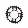Rotor Corona Ovale Mtb 25 Denti Bcd64*4 Interna Nero -Negozio al dettaglio Attrezzo rr145
