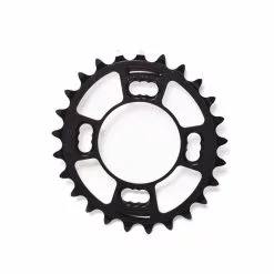 Rotor Corona Ovale Mtb 25 Denti Bcd64*4 Interna Nero