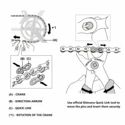Shimano Pinza Connettore E Smagliacatena Per Quick-link Tl-cn10