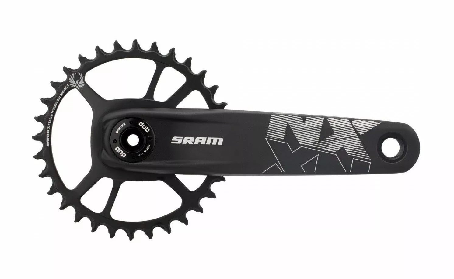 SRAM Guarnitura Nx Eagle Dub Boost 32d 175mm 12v. Nero 3 SRAM Guarnitura Nx Eagle Dub Boost 32d 175mm 12v. Nero